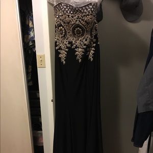 Cinderella Black Prom Dress